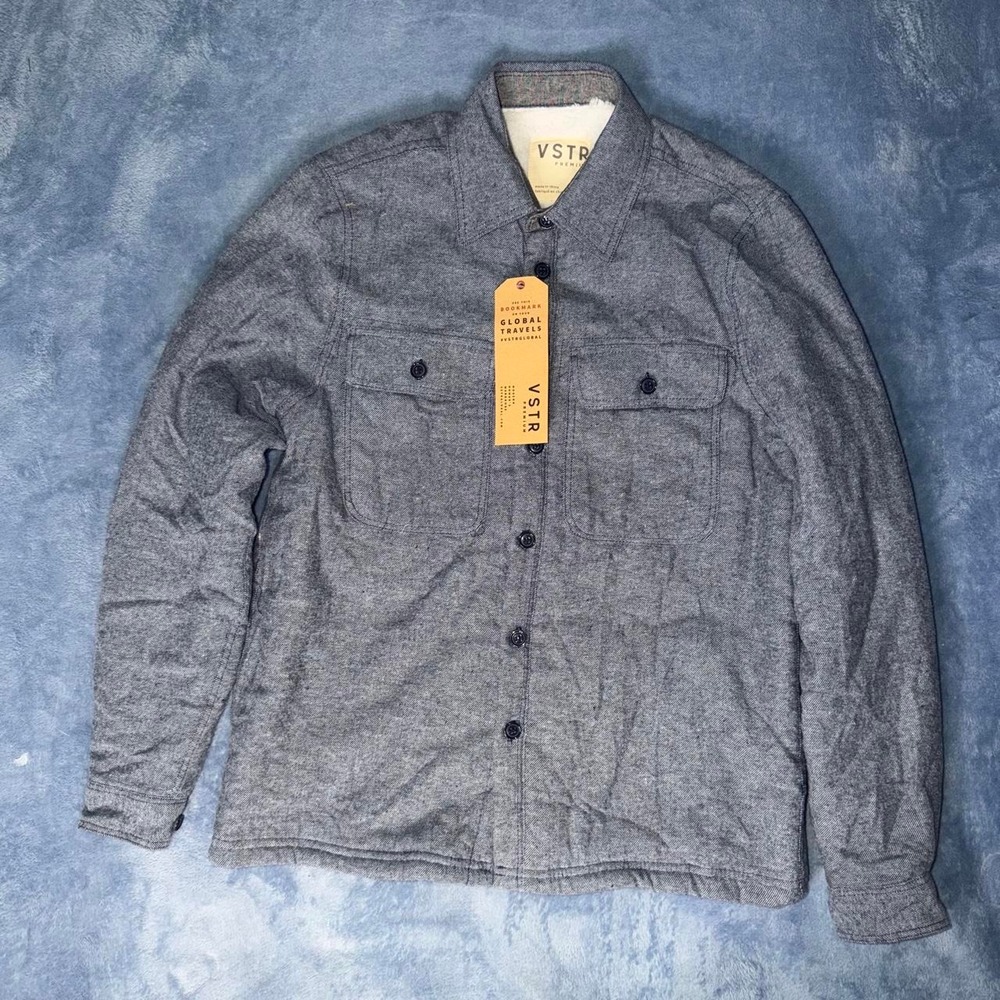 VSTR gray cotton & polyester jacket